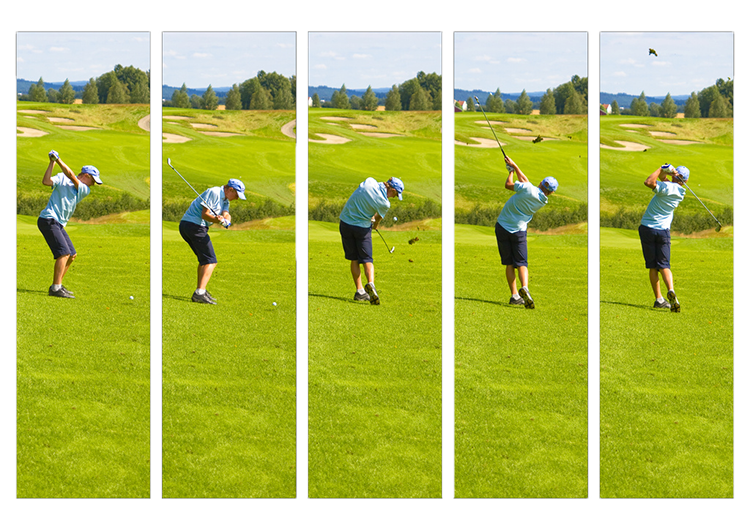 pasos swing perfecto golf