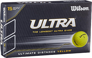 Wilson ultra ultimate distance bola de golf
